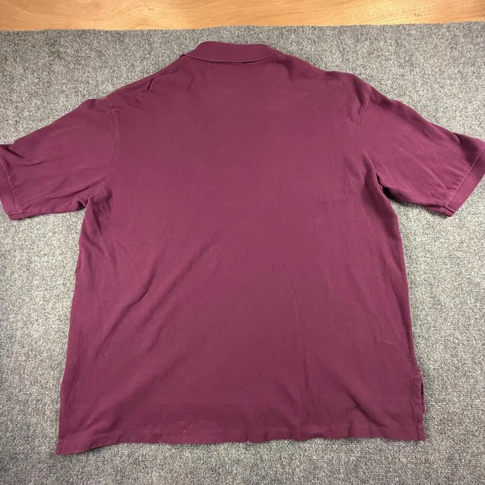 Polo Ralph Lauren Mens Classic Fit Polo Shirt 2XLT Burgundy Red 969